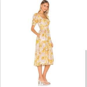 M - For love and lemons zinna midi dress